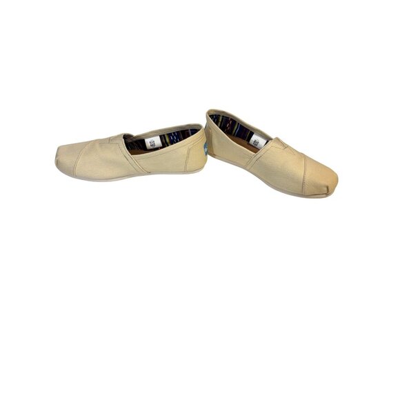 Toms Women's 6 Classic Alpargata Slip-On Shoes Cream Canvas Comfortable Casual - Picture 6 of 9